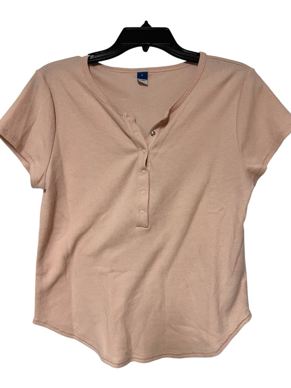 Old Navy Short Sleeve Top in Nude Blush. Women’s large